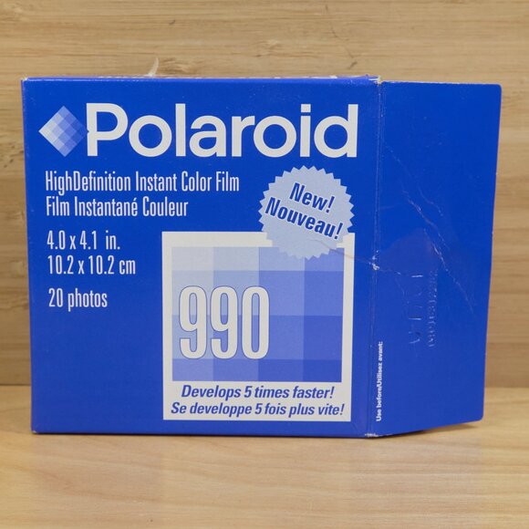Polaroid 990 Image Instant Film – 20 Photos( 2 packs) Expired 07/2001 / Sealed - Picture 1 of 5
